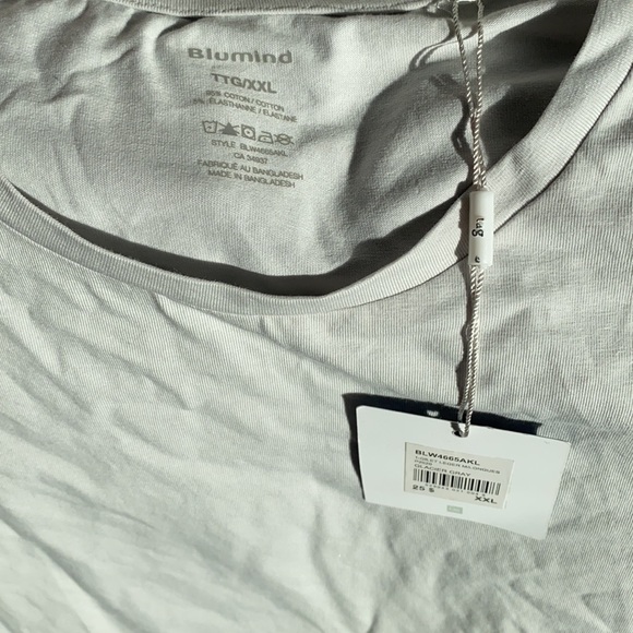 Blumind glacier gray long sleeve cotton shirt - XXL. (3) - Picture 3 of 3